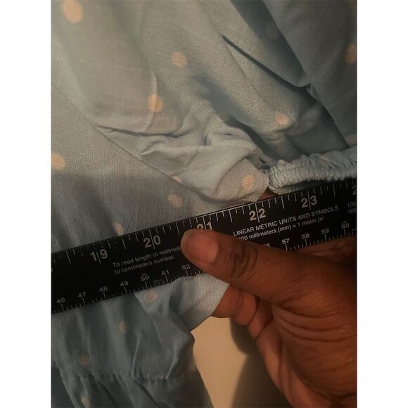 Torrid 2 Plus Size Polka Dot Textured Stretch Rayon Mini Skater Dress 2x 18-20 - Picture 9 of 9